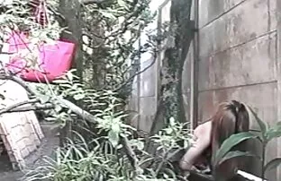 जापानी आउटडोर हस्तमैथुन